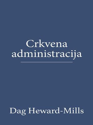 cover image of Crkvena Administracija